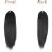 FESHFEN Straight Drawstring Ponytail Extension 14 inch Natural Black - Clip in Ponytail Extension for Women - Synthetic Hairpieces for Girls - Pack of 1 - Buy Online on GoSupps.com