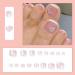 24Pcs Square False Toenails Glossy French Rose Flower Press on Toenails Nude Pink Stick on Toenails Short Acrylic Full Cover Summer Fake Toenails for Women and Girls Daily Decorations White Rose Flower - Buy Online on GoSupps.com