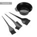 Professional Hair Dye Installation Set - 4PC Color Bowl & Tinted Sheet Tools for Salon Use | International Shipping - Buy Online on GoSupps.com