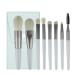 TouGod 8pcs Makeup Brush Set with Leather Bag | Professional Portable Travel Brushes for Powder Concealer Blush & Eye Makeup - Buy Online on GoSupps.com