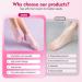 Silicone Socks for Feet - Anti-Slip Moisturizing Foot Mask (4 Pack) + 60g Foot Cream - Soothing Care for Cracked Skin - Skin Color & Pink - Buy Online on GoSupps.com