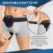 Hilph Hernia Belt: Flexible Adjustable Support Truss for Inguinal Groin Hernias - Pain Relief for Men and Women - Removable Compression Pads - Left and Right Wearable - Buy Online on GoSupps.com