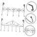 Alipis 2pcs Door Hook Wall Mounted Clothes Hanger Metal Hangers Key Wall Mounted Hooks Kitchen Door Hat - Buy Online on GoSupps.com