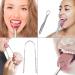 Stainless Steel Tongue Scraper Set - 3 Piece Tongue Cleaners for Optimal Oral Hygiene | Safe & Comfortable - Buy Online on GoSupps.com