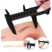 Healeved 10pcs Eyebrow Distance Caliper Tool Sliding Ruler Eyebrow Rulers Plastic Eyebrow Ruler Pp 21.00X7.30X0.50CM Black - Buy Online on GoSupps.com