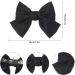 Black Bow Hair Clip Hair Barrettes Solid Color Soft Satin Silky Hair Bows French Hair Hairpin Hair Accessories for Women Girls A6-DHDJFQ - Buy Online on GoSupps.com