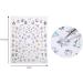 Christmas Nail Sticker - 8 Sheets 3D Christmas Nail Art Decals Laser Silver Self-Adhesive Santa Claus Deer Snowflakes Snowmen Xmas Nail Sticker for Women Girls Nail Design Manicure Decorations - Buy Online on GoSupps.com