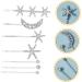 Angoily 1 Set Fringe Bobby Pin Hair Accessory for Women Hair Clips for Women Rhinestone Hair Clip Side Clip Rhinestone Bobby Pins Hair Clips for Girls Alloy Headgear Rhinestones - Buy Online on GoSupps.com