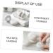 MAGICLULU 4 Sets Travel Bottle Travel Size Cosmetic Press Containers Travel Containers for Cream Daily Use Lotion Jar Silicone Travel Containers Sealed Container Travel Can Storage White Pp - Buy Online on GoSupps.com