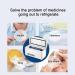 Portable Insulin Cooler Case Refrigerated Box LCD Display Small Reefer Car Mini Cold Boxes Drug Reefer Drug Constant Temperature Fridge White - Buy Online on GoSupps.com