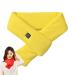 Nuzufy heating scarf graphs heated scarf rechargeable heating pillow neck heating pillow for neck pain (unit size yellow) unit size yellow