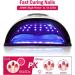 Professional UV LED Nail Lamp - 280W Gel Polish Dryer with Auto Sensor, 66 LEDs, Portable Handle - Nail Art Tools - Buy Online on GoSupps.com