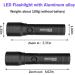 Geekhigh UV Flashlight 395nm - Zoomable Black Light for Pet Urine Detection Bed Bugs & Household Use - Includes 3AAA Battery - Buy Online on GoSupps.com