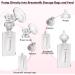 Double Electric Milk Pump - Pain-Free Silicone Breast Pump with 10 Storage Bags & Adapter - Rechargeable Portable Strong Suction (Rosa LU-01-B) - Buy Online on GoSupps.com