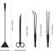 Cayway 7 PCS Aquatic Plant Aquarium Tools Aquarium Tweezers Stainless Steel Long Aquascaping Tools Bonsai Tools Scissors Spatula Tool Algae Scraper Aquatic Plant Tool - Buy Online on GoSupps.com