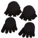 2 Pairs High Heel Insoles Shoe Padding High Heel Socks Five Toe Socks Forefoot Socks Half Socks Fingerless Socks Forefoot Pads Toe Cover Summer