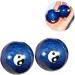 Healvian Chinese Massage Balls - Health & Fitness Baoding Balls for Hand Care - MX2PCS Blue - Buy Online on GoSupps.com