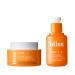 Bliss Vitamin C Brighten Up Moisturizer + Serum Duo - Brightening & Hydrating - All-Day Moisture Daily Use - Clean - Vegan & Cruelty-Free Bright Idea Bundle