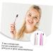 Healeved 4pcs Toothbrush Set - Long Handle Travel Gift | Eco-Friendly PP Material for Optimal Oral Care - Buy Online on GoSupps.com