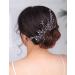 Deniferymakeup Bridal Hair Comb Sparkly Crystal Wedding Comb Bridal Hair Clip Colorful Hair Pin Party Wedding Hair Accessory for Brides (Blue) - Buy Online on GoSupps.com