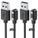Smart Watch Charger for YAMAY VeryFitPro 2-Pack 3.3-Feet Replacement Magnetic Watch USB Charging Cable Cord for SW021 SW023 Letsfit ID205L ID205U ID205S SW025 Uwatch 3S 3 2 2S