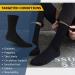 Facool Diabetic Socks X-Large Multicolor 6 Pairs - Non-Binding Cotton Crew Socks for Men and Women - Cushioned, Seamless Toe - Buy Online on GoSupps.com