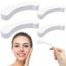 400 Pieces Eyebrow Wax Strips Eyebrow Facial Hair Removal Strips Lip Wax Strips Eye Brows Hair Remover Kit Hair Removal Waxing Strips for Women Men Home and Traveling Face Eyebrow Hair Removal