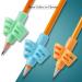 DMFly Pencil Handles for Kids - Handwriting Assistance & Posture Correction | Hollow Ventilation Design 3E Blue & Blue Orange Grip Set - Buy Online on GoSupps.com