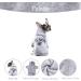 Piaite Grey Chihuahua Dog Hoodie | Winter Small Dog Sweatshirt with Leash Hole | Warm Pet Clothes for Puppy | Dog Sweater Coat Clothing - Navy - Size L - Buy Online on GoSupps.com