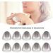 Yinhing 10-Piece Universal Hearing Aid Domes - Soft Open Black Replacement Earplugs for Seniors with Hearing Impairments - Buy Online on GoSupps.com