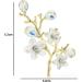 Pin Jewelry Gifts for Women Ladies Fashion Accessories Rhinestone Plum Blossom Brooch Simple Luxury Ladies Brooch Banquet Brooch Brooches & Pins - Buy Online on GoSupps.com