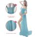 Maeau Maternity Photography Dress XL Blue - Elegant Women's Dress for Wedding Party Photo Shoot - Buy Online on GoSupps.com