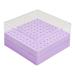 Porte-forets de manucure portable 100 conteneurs transparents pour salon ou usage domestique