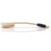 OWIIZI Bath Brush - Wooden Curved Long Handle Shower Brush for Exfoliating - Natural Bristle Scrubber for Back - Wet/Dry Use - Non-slip Rubber Grip - Buy Online on GoSupps.com