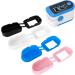 Buy Premium Silicone Fingertip Oximeter Cover - Portable Pulse Protector for Home & Travel (Black/White) - Fast International Shipping - Buy Online on GoSupps.com