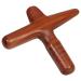 Asian wellness.Massage cross made of wood one-piece massage aid massage device