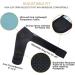 HUEGLO Right Shoulder Brace - Men & Women Rotator Cuff Support for Pain Relief - Buy Online on GoSupps.com