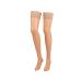 Compressana Calypso 140 The fine -knit support stockings with lace ligament - effective support effect with approx. 15-18 mmHg compression (support class 3) - almost eye -to -eye fine and smooth stitch image - thigh stockings with adhesive - size II - col