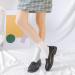 Shop 4 Pairs of Women's Comfortable Monochrome Crouched Lace Socks - Breathable Non-Slip and Seamless in White - Buy Online on GoSupps.com