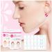 Invisible facial lifting tape Instant facial lift V-shaped face tape Facial lifting tape for wrinkled skin v shape face lift jowls tightening smile line patches neck wrinkle patches (100P)