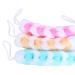 Exfoliating Loofah Back Scrubber Set 3 Pcs Long Stretch Bath Sponges for Body Exfoliation | Shower Mesh Sponge with Rope Handles for Men and Women - Buy Online on GoSupps.com
