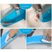 Waterproof Silicone Adult Bib with Removable Pocket - Washable Cloth Protector for Men and Women (Blue) | YYGMSS - Buy Online on GoSupps.com