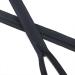 Leekayer Invisible Nylon Coil Zipper Clothing Zipper DIY Sewing Tools for Craft (24 inch Black) 20 Pcs Black 24inch
