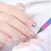 2PCS ANGNYA Dual-ended Wax Nail Rhinestone Picker Dotting Pen - Gradient Handle with Crystal Beads for DIY Manicure Nail Art - Buy Online on GoSupps.com