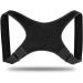 Posture Corrector Posture Corrector Back Shoulder Support Adjustable Sports Support Trainer Spine Brace Neck Upper Back Pain Relief Back posture One size Black
