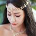 Fashband Boho Flower Head Chain | Gold Pearl Headband & Hair Accessories for Women | Unique Bohemian Style - Buy Online on GoSupps.com