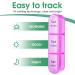 Zoolion Weekly Pill Box - 7 Day Travel Organizer for Fish Oils, Vitamins & Supplements - Buy Online on GoSupps.com