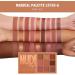 Allbestaye 9 Colors Eyeshadow Palette Glitter Metallic Nude Matte Smoky Eyes Makeup Waterproof - Buy Online on GoSupps.com
