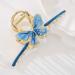 Butterfly Hair Clips Butterfly Claw Hair Jaw Clips Barrettes Vintage Golden Butterfly Hair Claws Large Non-Slip Strong Metal Butterfly Hair Clips Fashion Hair Accessories for Thick Hair(Blue)