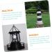 2pcs Solar Rotating Light Outdoor Lighthouse Exterior Solar Powered Lights Retro Decor Towers Statue Lights Rotating Landscape Light Solar Lighthouse Yard Solar Lighthouse Lantern (Black) - Buy Online on GoSupps.com